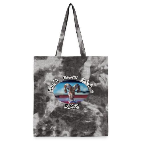 Don’t Mess with a RAM - Tie Dye Tote Bag