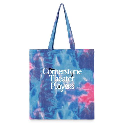 Cornerstone Theater Players (Light) - Tie Dye Tote Bag