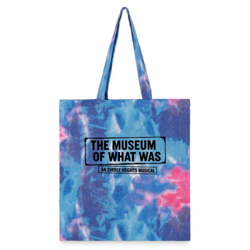 Museum of What Was Logo (Black) - Tie Dye Tote Bag