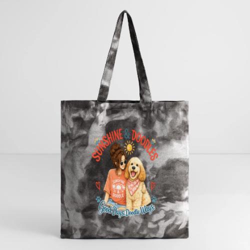 Sunshine & Doodles – Good Days, Doodle Ways - Tie Dye Tote Bag
