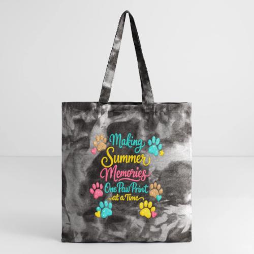 Making Summer Memories Faux Embroidery - Tie Dye Tote Bag