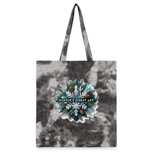 Intricate Frozen Evergreen T-Shirt - Tie Dye Tote Bag