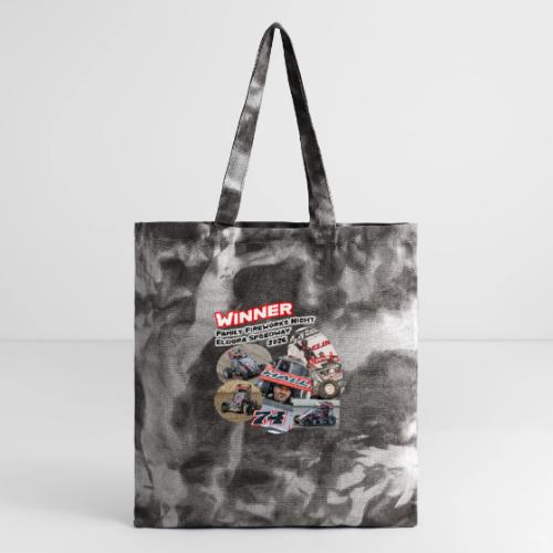 Luke Hall - Eldora Speedway FFN#1 Design 2 - Tie Dye Tote Bag