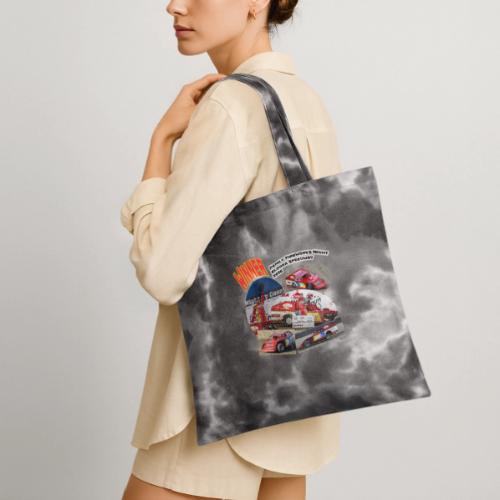 Jonathan Taylor Eldora Speedway FFN#1 Design 1 - Tie Dye Tote Bag