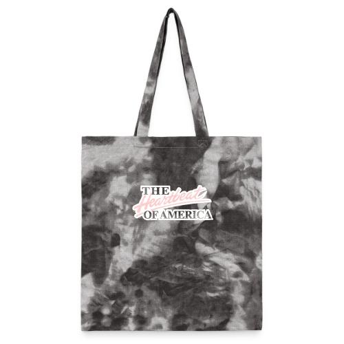 The Heartbeat of America - Tie Dye Tote Bag