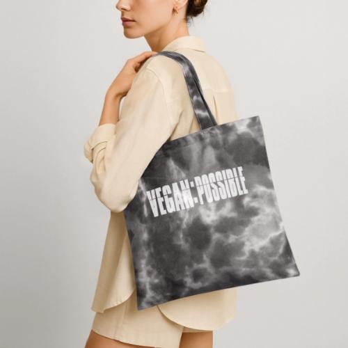 VeganPossible - Tie Dye Tote Bag