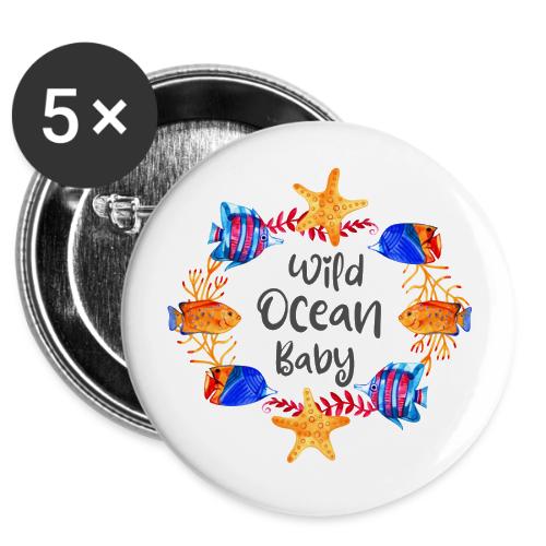 Wild ocean baby -  Buttons 3 ( 5-pack)