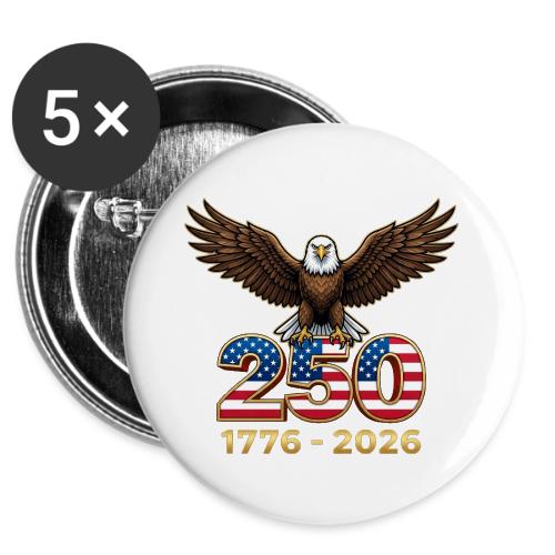 Eagle 250th Anniversary 1776-2026 -  Buttons 3 ( 5-pack)