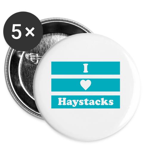 Haystacks Blue -  Buttons 3 ( 5-pack)
