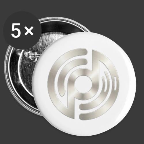Open Musicians Collective Chrome Logo -  Buttons 3 ( 5-pack)