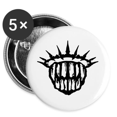 Teeth Of The Divine Sigil BLACK -  Buttons 3 ( 5-pack)