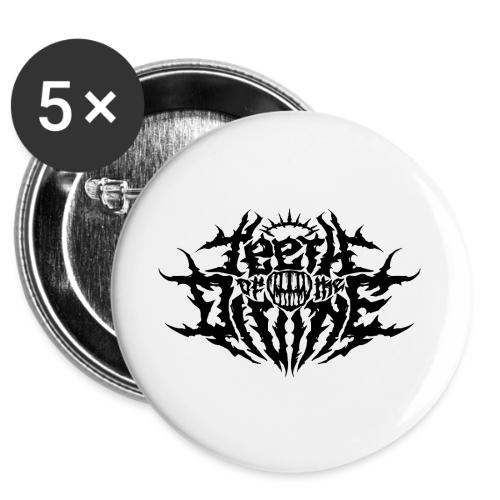 Teeth Of The Divine Logo BLACK -  Buttons 3 ( 5-pack)