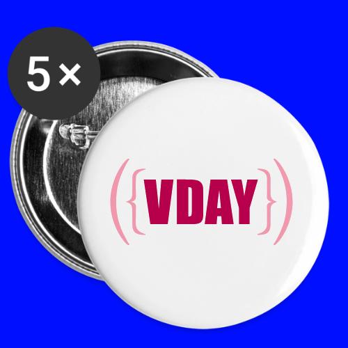 V-Day -  Buttons 3 ( 5-pack)