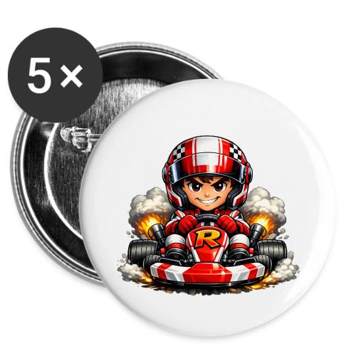 Carcadelogoracerfront -  Buttons 3 ( 5-pack)