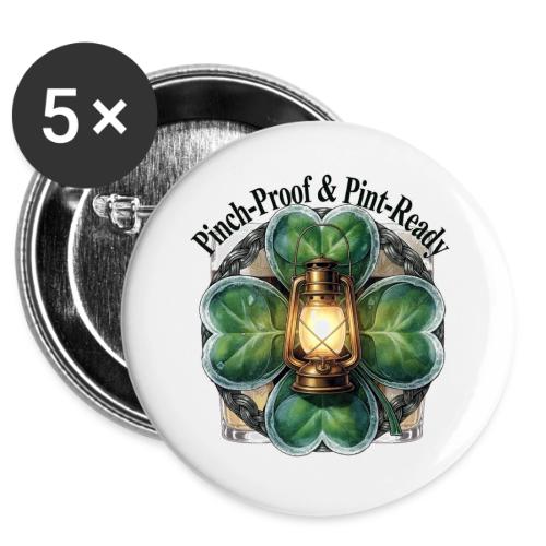 Pinch-Proof Lantern Clover T-Shirt -  Buttons 3 ( 5-pack)