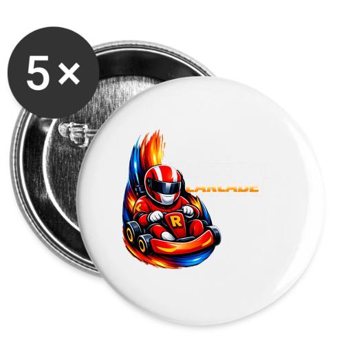 Carcadelogoracer1 -  Buttons 3 ( 5-pack)