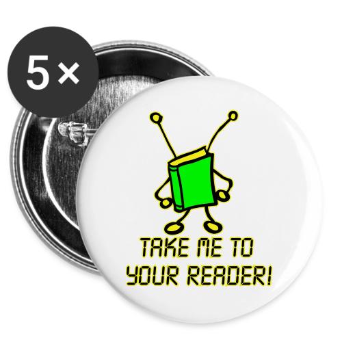 internal bally take me to your reader yellow edge -  Buttons 3 ( 5-pack)