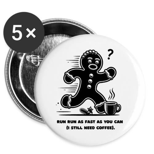 Gingerbread Man T-Shirt -  Buttons 3 ( 5-pack)