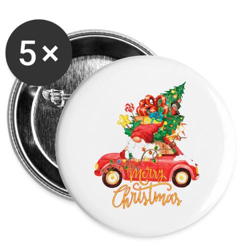 Merry Christmas -  Buttons 3 ( 5-pack)