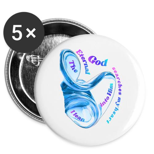 The Eternal God Psalm 11 -  Buttons 3 ( 5-pack)
