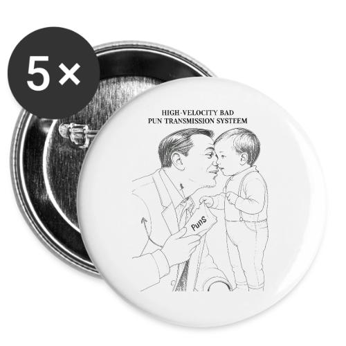 Dad Joke Blueprint T-Shirt -  Buttons 3 ( 5-pack)