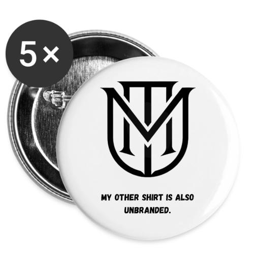 My Other Shirt Is Also Unbranded T-Shirt | Quiet L -  Buttons 3 ( 5-pack)