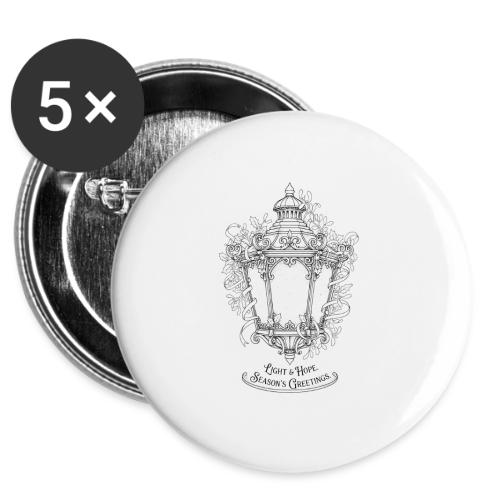 Victorian Lantern T-Shirt -  Buttons 3 ( 5-pack)