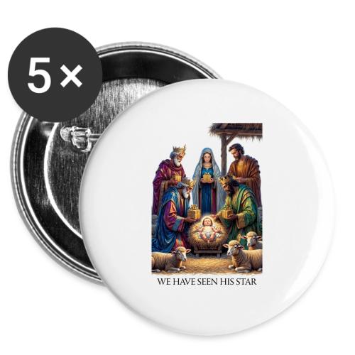 Three Wise Men T-Shirt -  Buttons 3 ( 5-pack)
