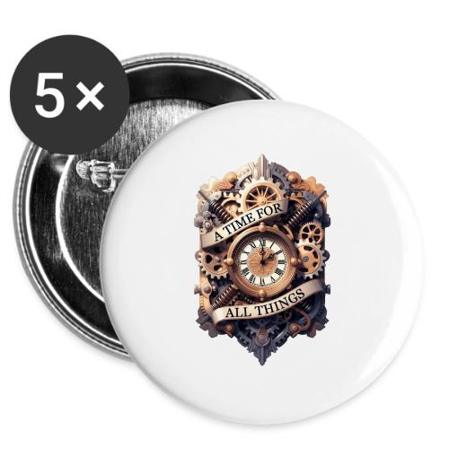 Ornate Clockwork T-Shirt -  Buttons 3 ( 5-pack)
