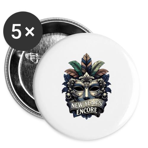 Masquerade Mask T-Shirt -  Buttons 3 ( 5-pack)