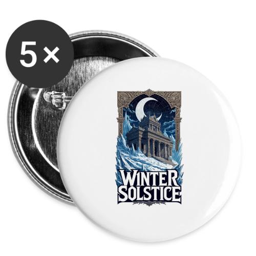 Winter Solstice Temple T-Shirt -  Buttons 3 ( 5-pack)