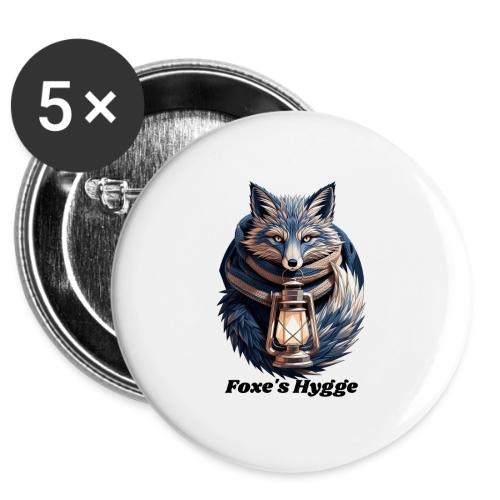 Hygge Ember Fox T-Shirt -  Buttons 3 ( 5-pack)