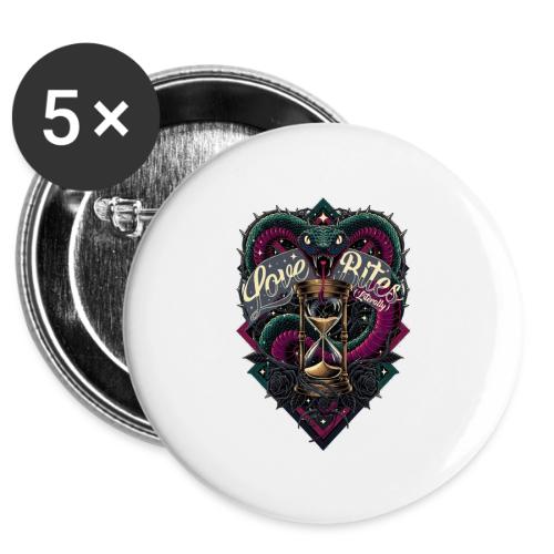 Love Bites (Literally) T-Shirt -  Buttons 3 ( 5-pack)