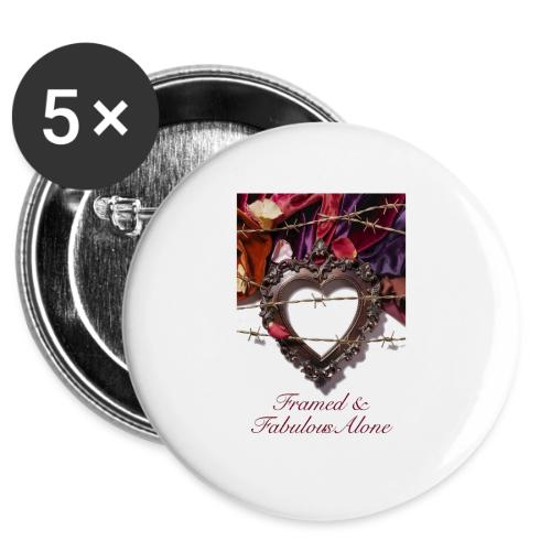 Framed & Fabulous Alone T-Shirt -  Buttons 3 ( 5-pack)