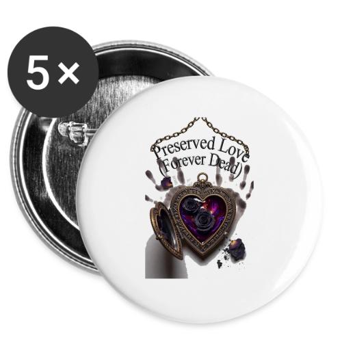 Preserved Love (Forever Dead) T-Shirt -  Buttons 3 ( 5-pack)