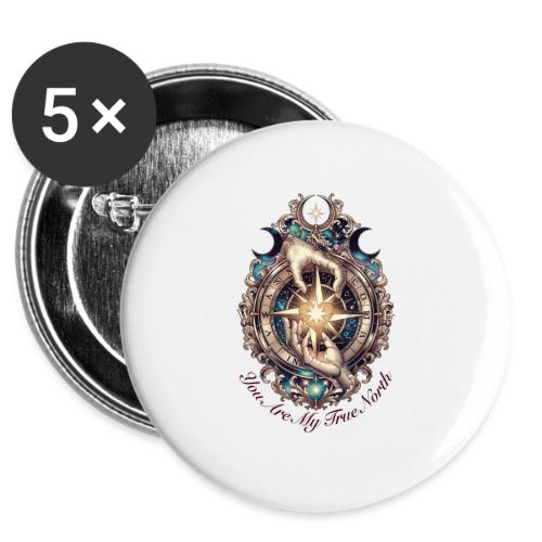 You Are My True North Celestial Compass T-Shirt -  Buttons 3 ( 5-pack)