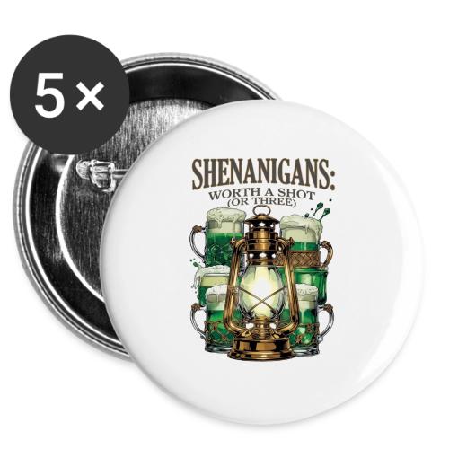 Worth a Shot Lantern Toast Graphic Tee -  Buttons 3 ( 5-pack)