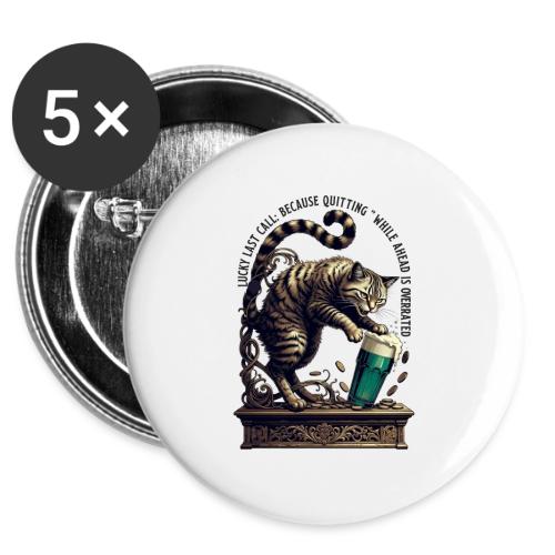 Lucky Last Call Cat Graphic Tee -  Buttons 3 ( 5-pack)