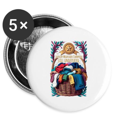 Laundry Mountain Champion Tee | Still Undefeated -  Buttons 3 ( 5-pack)