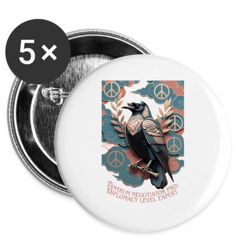 Raven Tantrum Mediator T Shirt -  Buttons 3 ( 5-pack)