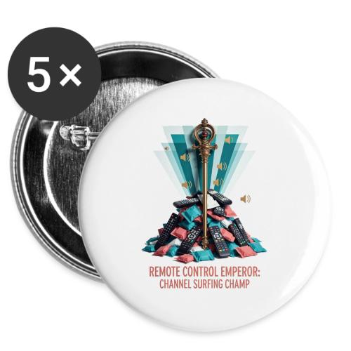 Remote Control Emperor T Shirt -  Buttons 3 ( 5-pack)