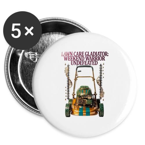 Lawn Care Gladiator T Shirt -  Buttons 3 ( 5-pack)