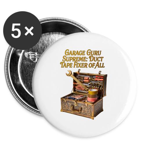 Garage Guru T Shirt -  Buttons 3 ( 5-pack)