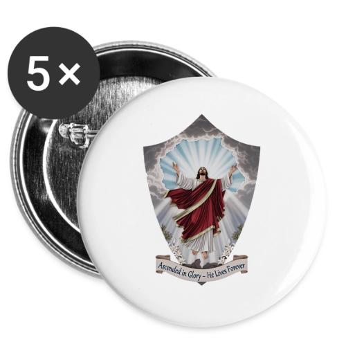 Easter Ascended in Glory T Shirt,Resurrection Gift -  Buttons 3 ( 5-pack)