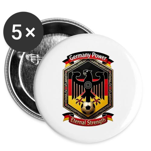 Germany Eagle Power T-Shirt, Flag Pride Gift -  Buttons 3 ( 5-pack)