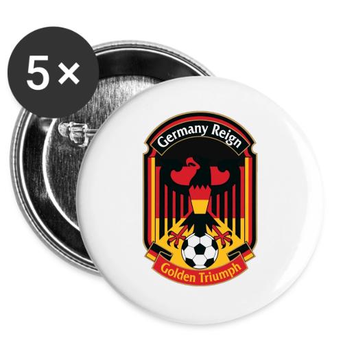 Germany Eagle Reign T-Shirt, German Flag Gift -  Buttons 3 ( 5-pack)