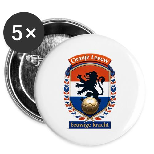 Netherlands Lion Premium T-Shirt, Dutch Flag Gift -  Buttons 3 ( 5-pack)