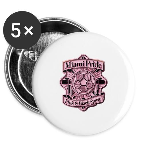 Miami City Pride T Shirt, Vibrant City Pride Gift -  Buttons 3 ( 5-pack)