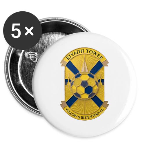 Riyadh Tower T Shirt, Football City Pride Gift -  Buttons 3 ( 5-pack)