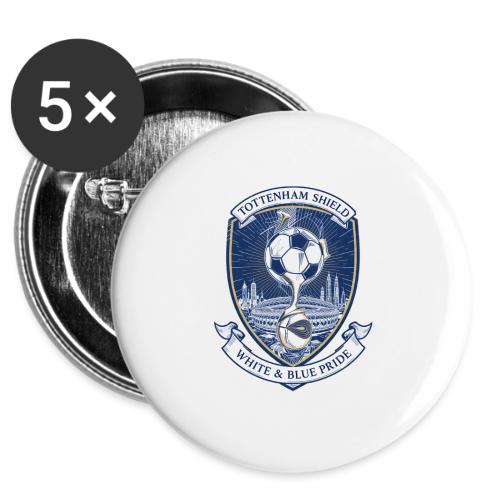 Iconic North London Soccer Emblem Art Print -  Buttons 3 ( 5-pack)